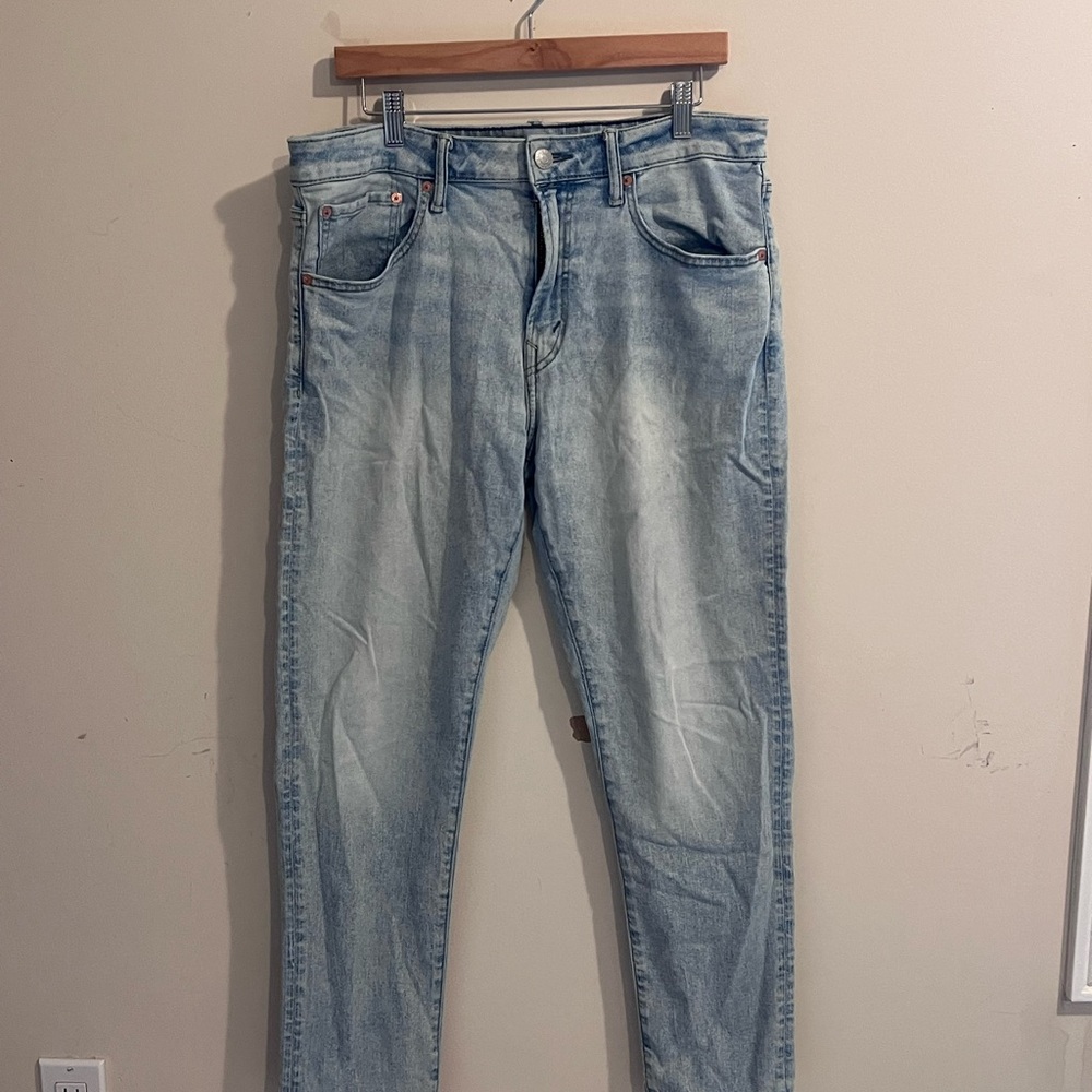 American Eagle Outfitters Light Wash Straight Jeans